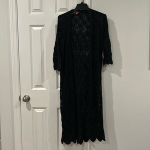 NWT Vince Camuto Long Black Cardigan